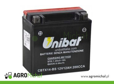 AKUMULATOR 12V 12AH 12AH 12V UCBTX14-BS12V