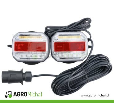 ZESTAW LAMP TYLNYCH NA MAGNES PRZEWÓD 12 mb