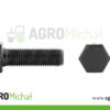 ŚRUBA M10X80 CAŁY GWINT KL 8,8