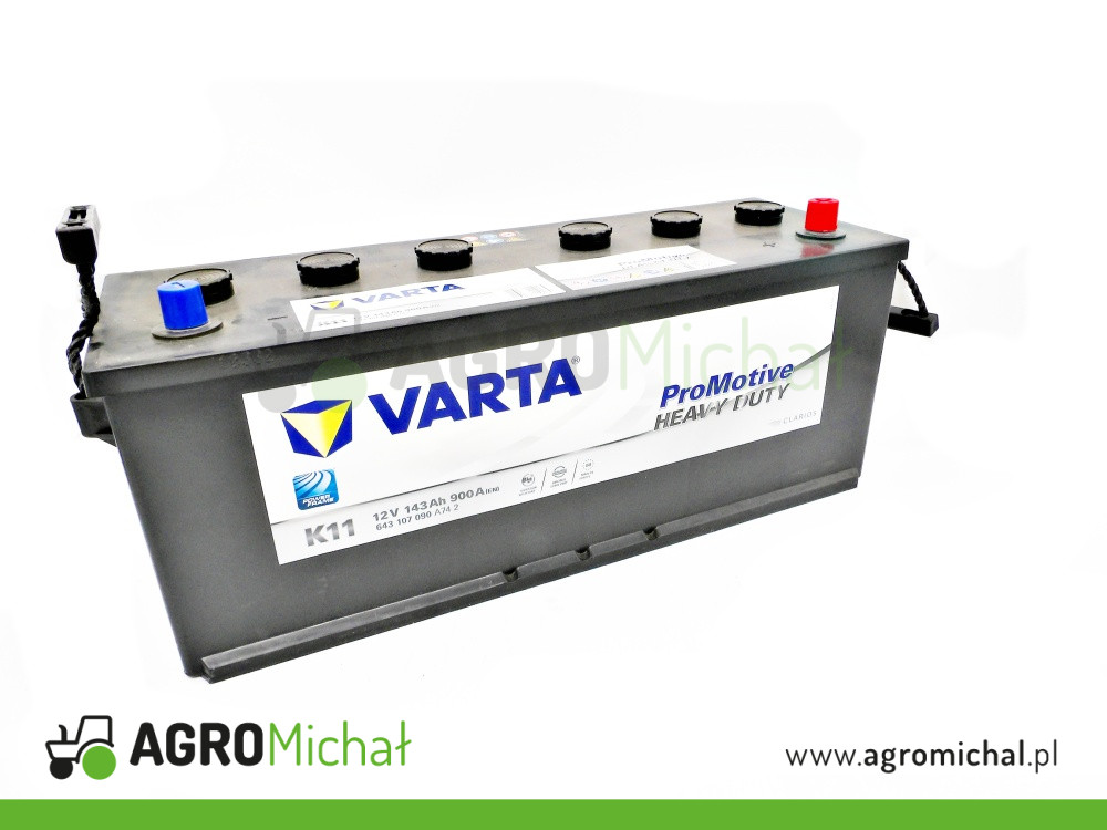 AKUMULATOR VARTA 143AH 900A P+