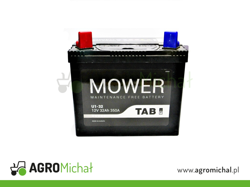 AKUMULATOR 32AH 12V LEWY TAB MOWER