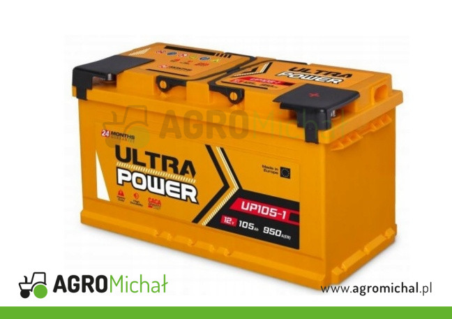 AKUMULATOR 105AH 12V ULTRA POWER