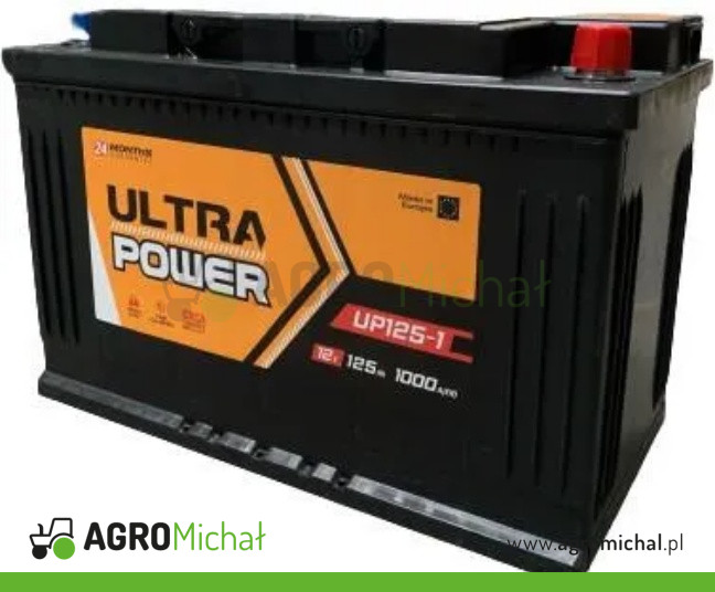 AKUMULATOR 125AH 12V ULTRA POWER