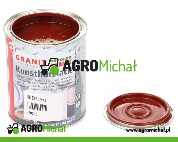 LAKIER CZERWONY RAL3009