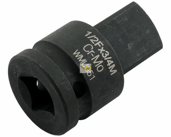 Adaptor do nasadek udarowych 1/2" (F) x 3/4" (M). CrMo. Waryński