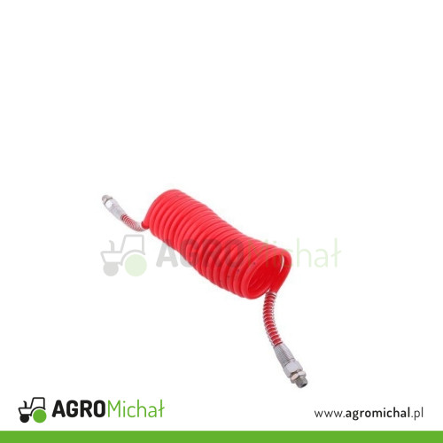 Przewód spiralny M-22x1.5 4.5m czerwony POLMO