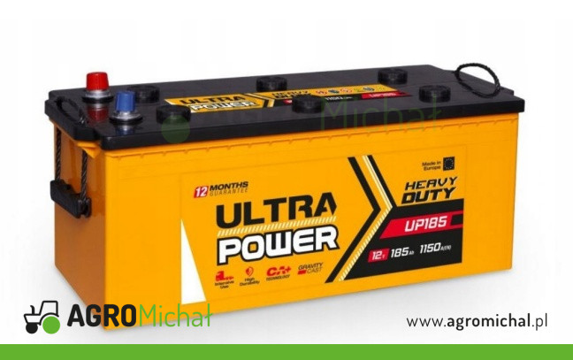 AKUMULATOR 185AH 12V ULTRA POWER
