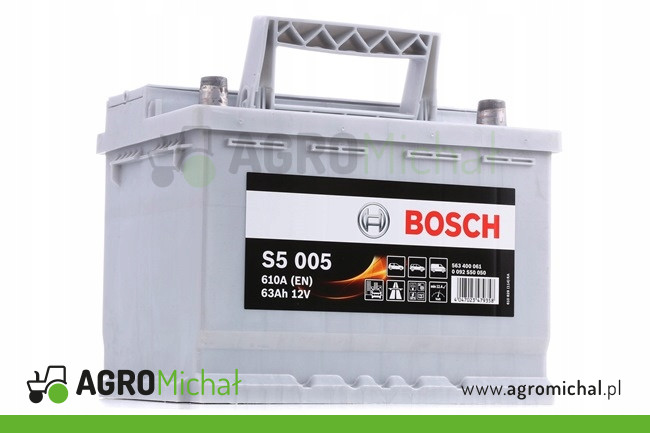 AKUMULATOR 63ah BOSCH
