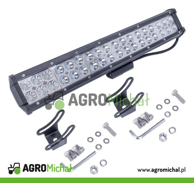 LAMPA ROBOCZA 108W 36 LED LISTWA PODWÓJNA