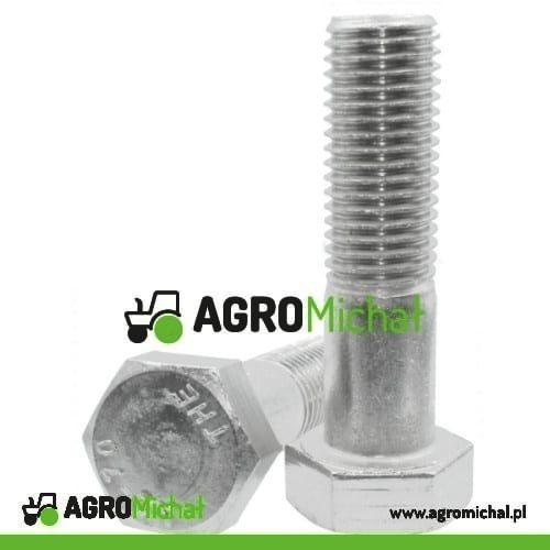 ŚRUBA M10X70 PÓŁ GWINT 021010070