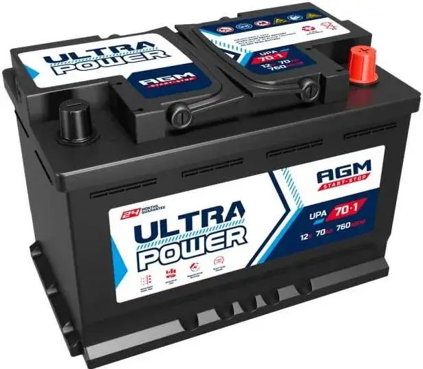 AKUMULATOR 70AH 12V AGM ULTRA POWER
