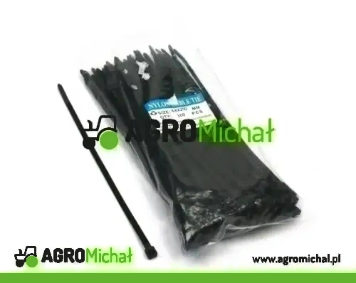 OPASKA ZACISKOWA PLASTIKOWA 200X4,8