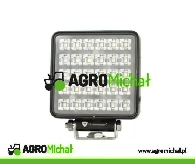 Lampa Robocza 30LED 30 Wat rozproszona, kwadratowa, Z WŁĄCZNIKIEM
