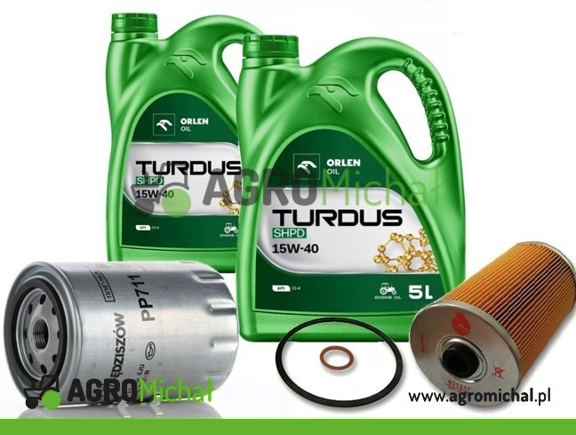 Zestaw – serwis olejowy ZETOR 5211 6211 5245 6245 7011 7211 7711 7045 7245 7745 (Wersja z jednym filtrem paliwa)