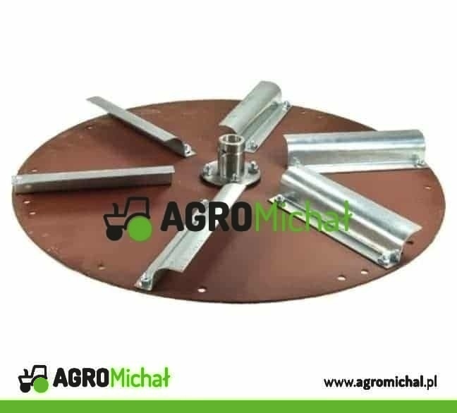 Tarcza lewa rozrzucająca metalowa; średnica 60cm,6-łop.;Rozsiewacz RCW-3/5; 2019050180