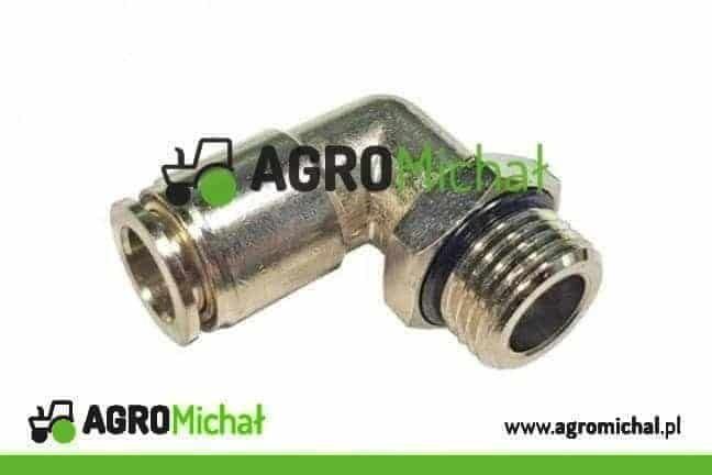 Złączka kolanko metalowe do tekalanu fi 8-M22x1,5