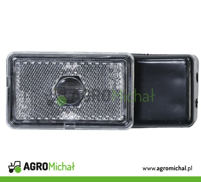 Lampa zespolona obrysowa biała przednia uniwersalna 12V/24V
